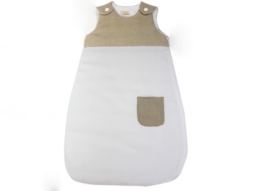GRAPHIC WHITE SLEEPING BAG