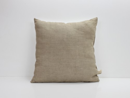 WHITE LINEN MINI CUSHION
