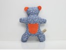 MINI ANIMAL CUSHION LIBERTY PEPPER BLUE