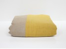 BEIGE LINEN SINGLE DUVET COVER