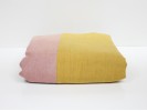 PINK LINEN SINGLE DUVET COVER