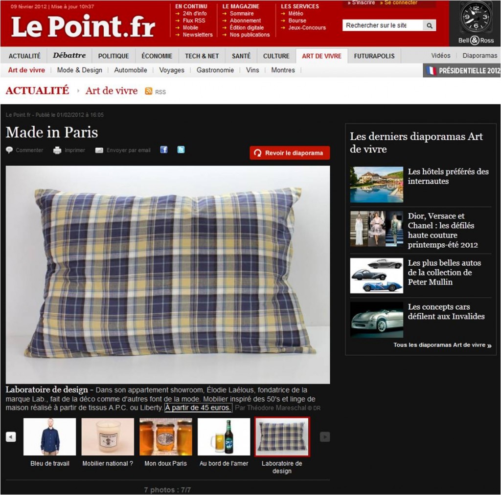 le point 1024x1013 Le point.fr sur le made in Paris